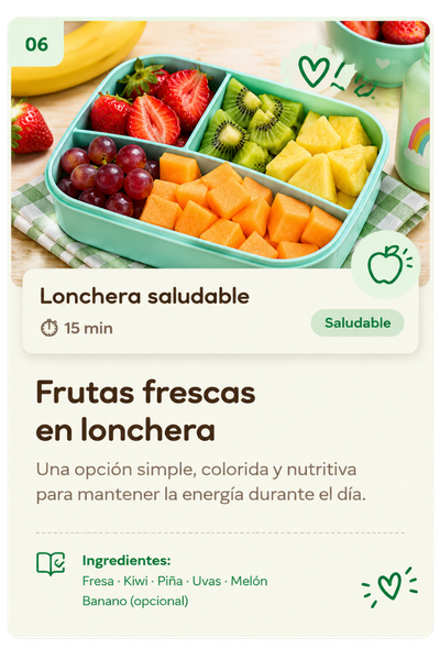 Receta de Frutas