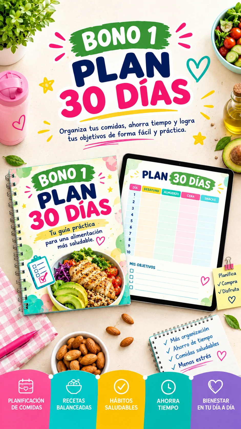 Mockup del bono 1: Plan de 30 días