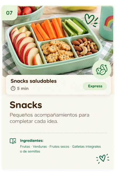 Receta de Snacks