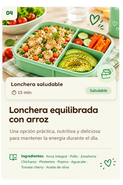 Receta de Con arroz