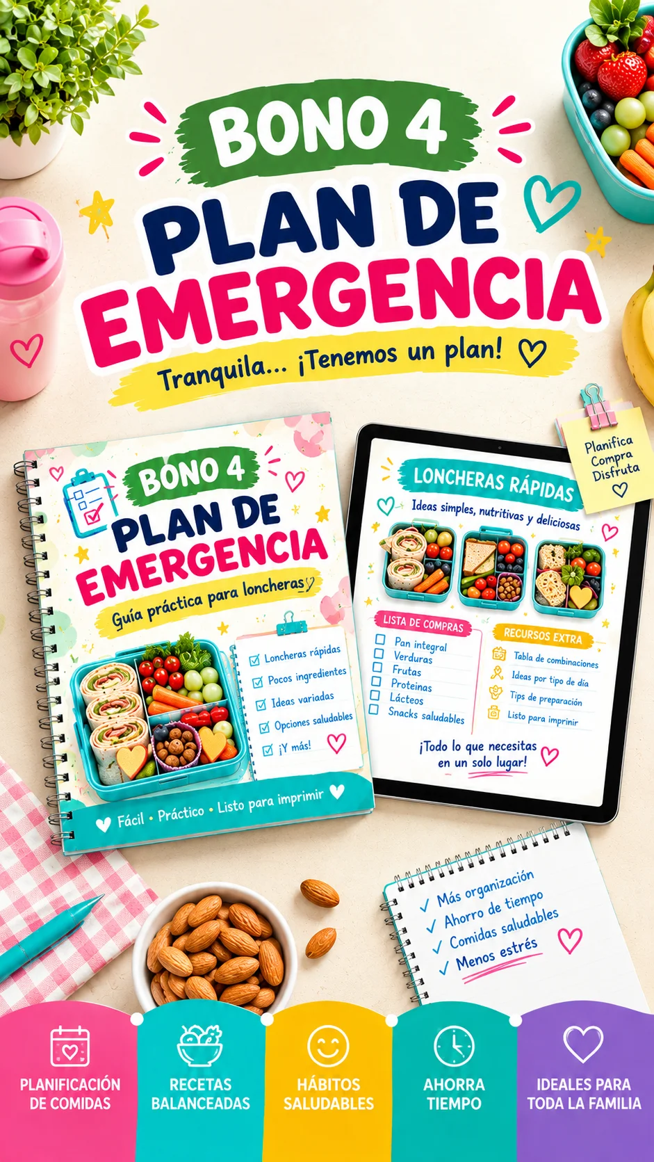 Mockup del bono 4: Plan de emergencia