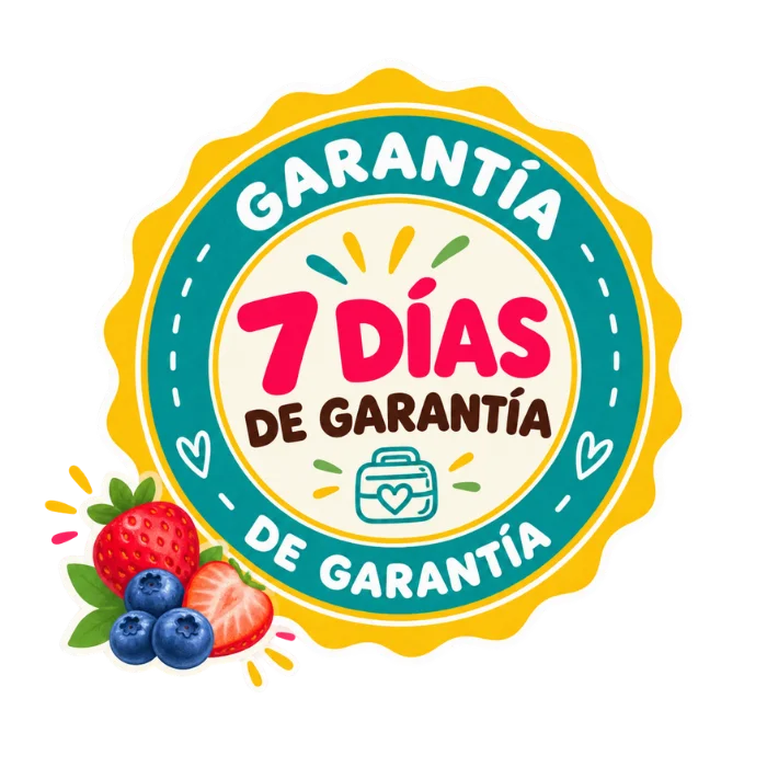 Sello de garantía de 7 días de 100 Loncheras Felices